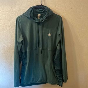 Adidas quarter zip hoodie size large